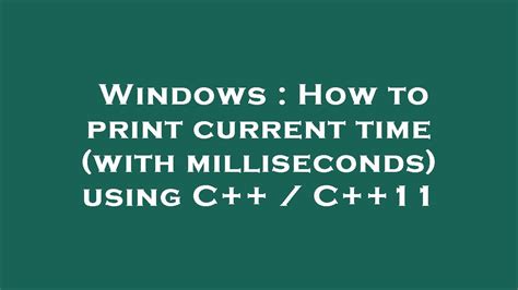 r print current time.